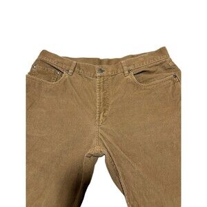 Brooks Brothers Corduroy Pants Men’s Light Brown Pleated Front Classic Fit 35x30